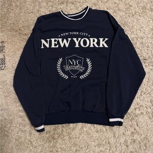Aeropostale Navy Blue New York Crewneck